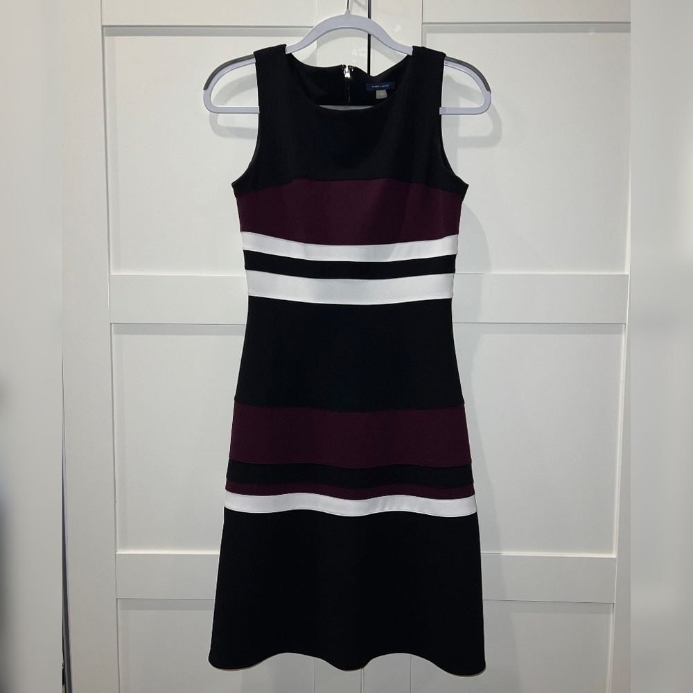Tommy Hilfiger A-Line Color Block Dress